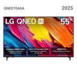 تلویزیون 55 اینچ ال جی مدل 55QNED70A6A ساخت 2025